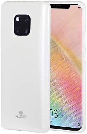 Douhuayu Pearl Jelly TPU Anti-Fall and Scratch Case for Huawei Mate 20 Pro (Color : White)