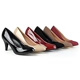 Journee Collection Womens Round Toe Solid Color Pumps