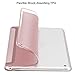 Soke iPad Mini 4 Case, Ultra Slim Lightweight Smart Case [Trifold Stand] [Auto Wake/Sleep] with Translucent Clear Soft TPU Back Cover for Apple iPad Mini 4, Rose Gold