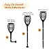TaIYanG Solar Torches Lights Flickering Flames Lights Outdoor Waterproof Landscape Decoration Lighting Auto On/Off Dusk to Dawn Security Path Torch Light for Garden Patio Driveway(1 Pack, Yellow)