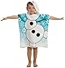 Disney Frozen Olaf Cotton Hooded Poncho Beach/Bath/Pool Towel