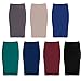 Esteez Womens Knee Pencil Skirt Modest, Lightweight Cotton Lycra