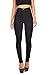 Pink Ice Women's Juniors High Waist Fitted Skinny Jeans (15, Black)