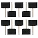 US Art Supply 4 inch Foam Sponge Wood Handle Paint Brush Set (Value Pack of 10) - Lightweight, Durable and Great for Acrylics, Stains, Varnishes, Crafts, Art