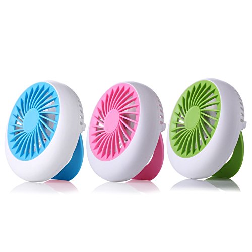 image for Sammid 3 Speed Adjustable Portable Fans,USB Mini Handheld Cute Fans,fo