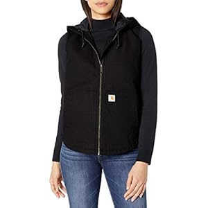 Carhartt-womens-Washed-Duck-Hooded-Vest