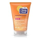 Clean & Clear Morning Burst Facial Cleanser For Daily Skincare Routines, 1 Fl. Oz. (Pack of 24)