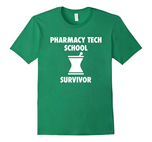 Mens pharmacy tech school survivor t-shirt - graduation…