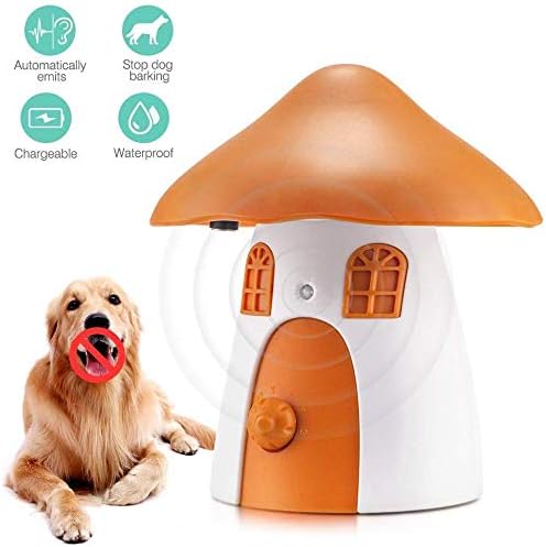 Feria Anti Bark, Anti Barking Device with Ultrasonic Sound to Stop Dogs Excessive Barking, Harmless No Bark Trainer Collar - Outdoor Waterproof