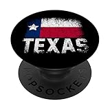 Texan Flag Texas PopSockets Grip and Stand for