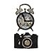Sizzix 657840 Movers & Shapers Magnetic Die Set, Vintage Alarm Clock & Camera Set by Tim Holtz, Pack of 2, Multicolor