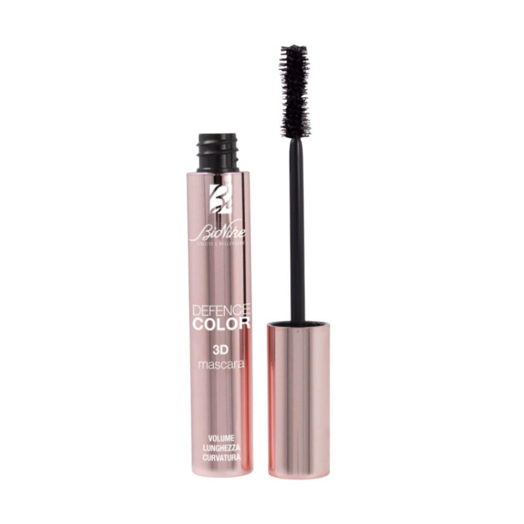 Bionike Defence Color 3D Curving and Lengthening Mascara, Gives Volumised Lashes and Intense Look, Black, 12 ml