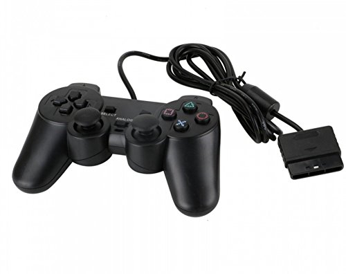 PS2 Wired Controller for Sony PlayStation 2 Black By BESSEEK