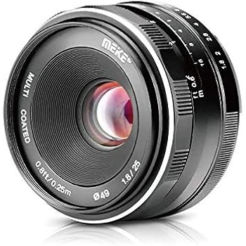 Meike MK 25mm F1.8 Large Aperture Wide Angle Lens Manual Focus Lens for Olypums Panasonic Micro 4/3 Mount Mirrorless Cameras