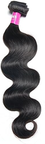 YAEONS Hair Body Wave One Bundle 100% Unprocessed Virgin Human Hair Weave 18inch