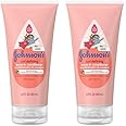 Johnson's Baby Curl Defining Tear-Free Kids' Leave-in Conditioner with Shea Butter, Paraben-, Sulfate- & Dye-Free Formula, Hypoallergenic & Gentle for Toddlers' Hair, 6.8 fl. Oz (Pack of 2)