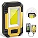 Portable LED Work Light, Rechargeable Waterproof Flood Light, COB Light with Magnetic Base Hanging Hook, 30W 1200LM for Outdoor Camping Fishing Hiking Emergency Car Repairing Job Lighting