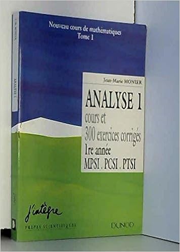 Amazon Fr Cours De Mathematiques Tome 1 Analyse 1 Monier Jean Marie Livres