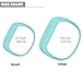 iBREK for Garmin Vivofit jr/jr 2/3 Bands, Silicon Stretchy Replacement Watch Bands for Kids Boys Girls Small Large(No Tracker)-Small,Teal