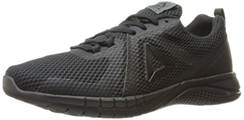 Reebok men s print 2.0 running shoe, black/lead, 8.5 m …
