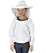 VIVO White Youth Sized Beekeeping Suit, Jacket, Pull Over, Smock with Veil (BEE-V105Y)