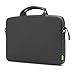 Incase City Brief Messenger Bag for 13 inch Laptops and Tablets - Plush Fleece Lined Laptop Compartment, Quick Access Pocket for Accessories, Adjustable Shoulder Strap - Heather Black