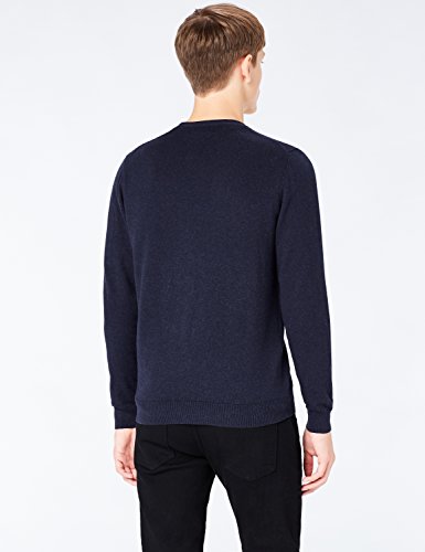 MERAKI Men's Lightweight Cotton V Neck Cardigan Sweater,  Blue (Navy), XXL (US XL) - Thumbnail 5