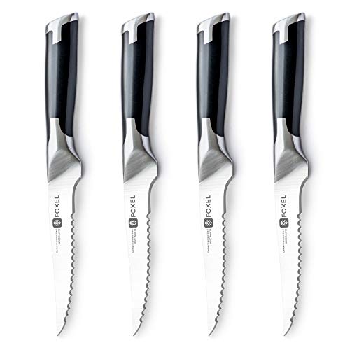 Steak-Knives-Knife-Set-of-4-8-or-12-Smooth-Cut-Serrated-Blade-uses-German-High-Carbon-Steel-wFull-Tang-Handle-Gift-Box-Set