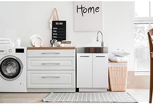 Transolid Tca 2420 Ws 24 In X 20 In X 34 6 In Laundry Sink Cabinet With Faucet White Amazon Sg Home Improvement