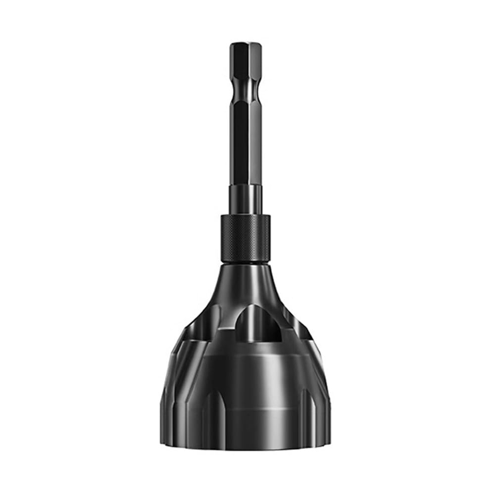 HSS Deburring External Chamfer Tool High Speed Steel Remove Burr Tools Quick Release Hexagon Shank Black for Drill Bit Bolts 3mm-20mm