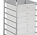 ECR4Kids 6-Drawer Mobile Organizer, White