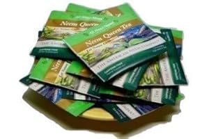 ALL ABOUT NEEM Neem Queen Pyramid Tea Bags - Wrapped for Travel (30 Count) Organic Premium Quality Caffeine Free - Made in America