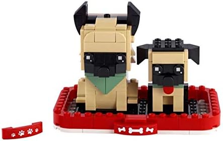 LEGO Brickheadz Puppy & German Shepherd Set 40440, Red, multi size - Image 3