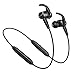 Bluetooth Headphones Mijiaer X20 Wireless Earbuds with Microphone AptX Noise Cancelling Earphones Magnetic Sport Waterproof Headsets for Gym Running (6-8 Hours Playback, Secure Fit Design) (Black)