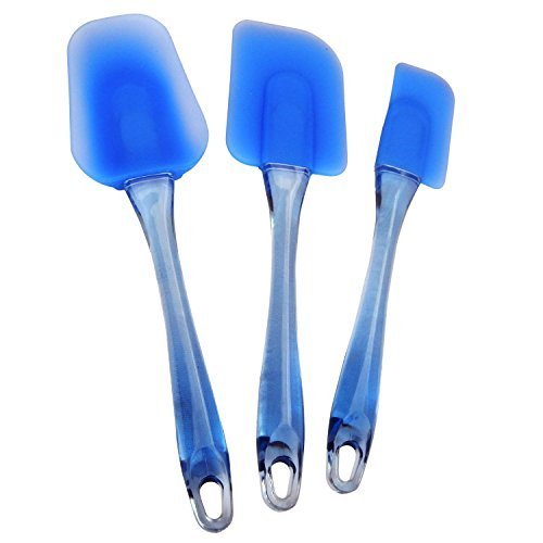 Silicone Spatula Set 3 Pieces By Khavela Home & Kitchen