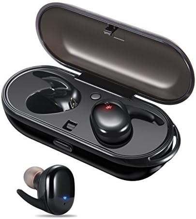 Wireless Earbuds, Touch Control Bluetooth Wireless Headphones with Charging Case Mini Wireless Earphones with Microphone Noise Canceling Sweatproof Stereo In Ear Earbuds for IOS Android Phones