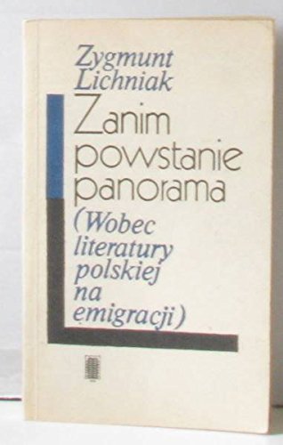 Zanim powstanie panorama