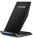 Fast Wireless Charger, Pasonomi Tilt Wireless Charging Stand for Samsung Galaxy S8 S8+ S8 Plus S7 S7 Edge S6 Edge Plus Note 5 and All QI-Enabled Devices