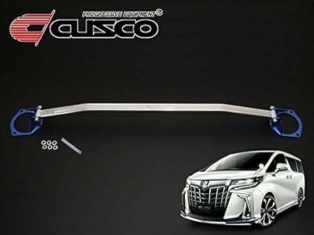 Amazon Cusco Agh35w Ggh35w アルファード 4wd フロント 用ストラットタワーバー ハイブリッド アルミ オーバル 990 542 A タワーバー 車 バイク