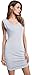 Janmid Women's Classic Slim Fit Sleeveless Midi Dress