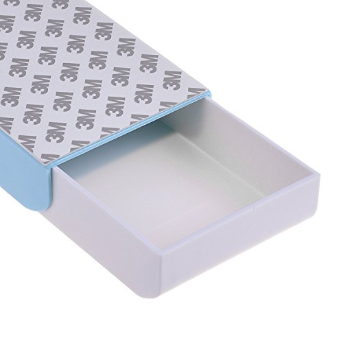 BCP Self-adhesive Pencil Tray Drawer Pop-up Pencils, Pens Storage Drawer Organizer Under Desk Holder - Thumbnail 4
