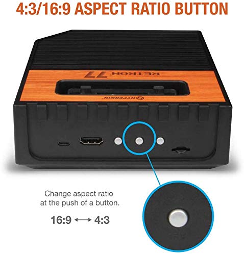 image for Generic Hyperkin Retron 77 Atari 2600 HD Gaming Console with 2x Atari 