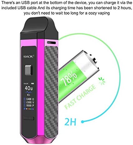 SMOK RPM 40 Vaping Kit,1500mAh Battery, 40W Output, Adjustable Airflow, 2mL Refillable Pod, Compact Pod System, E Cigarette - Image 5