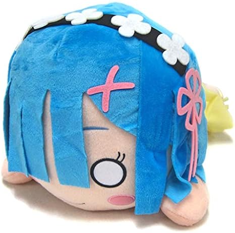 Amazon Co Jp Sega セガ リゼロ Re ゼロから始める異世界生活 メガジャンボ寝そべりぬいぐるみ レム Yellow Sapphire ホビー 通販