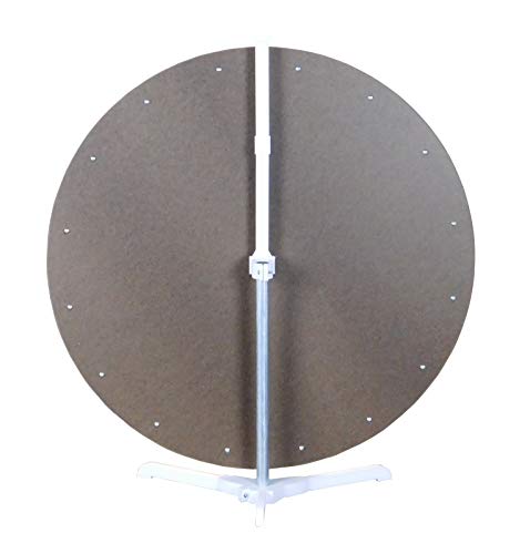 Spinning Prize Wheel 24â€ Color Face Dry Erase Spin Wheel with Classic Peg Design