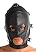 Strict Leather Asylum Leather Hood with Removable Blindfold and Muzzle, Small/Medium