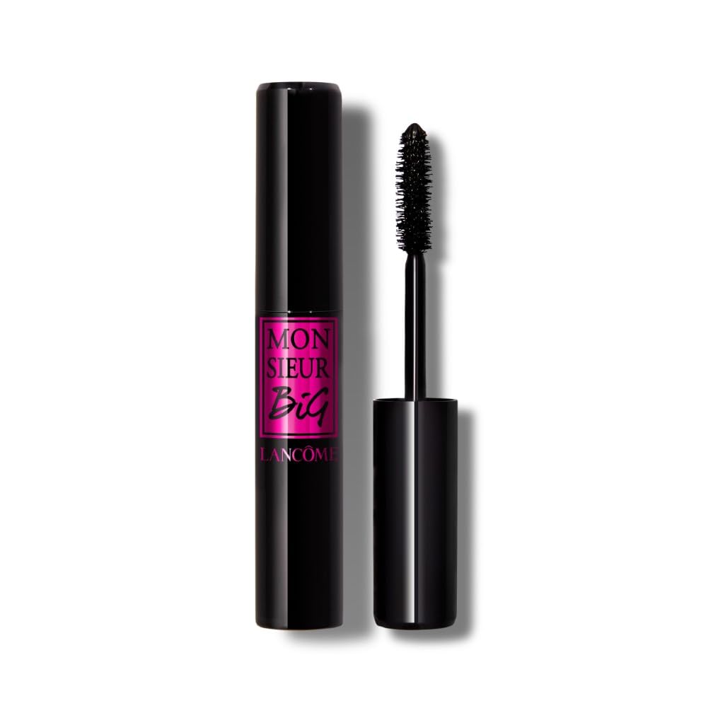 Lancôme Monsieur Big Volumising Mascara - High-Impact Volume Mascara for Thicker-Looking Lashes, Up to 12x Volume, Smudge-Proof, 01 Big Is The New Black
