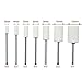 Wool Felt Polishing Bits Mandrel, Polishing Accessories Rotary Tool Buffing - 1/8 Inch Shank, 35 Pcs