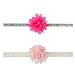 Qino Baby Girl Headbands Multi-Styles Flower and Bow HairBands,Newborn Infant Hair Accessories