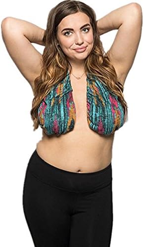 Women Towel Underwear,JCBABA Womens Sexy Underwear Soft Sport Towel Boob Sweat Towel yoga Bra (Striped green, L Cup: F-H)